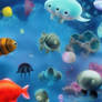 Underwater Creatures Cute Wallpaper Pack Item 14