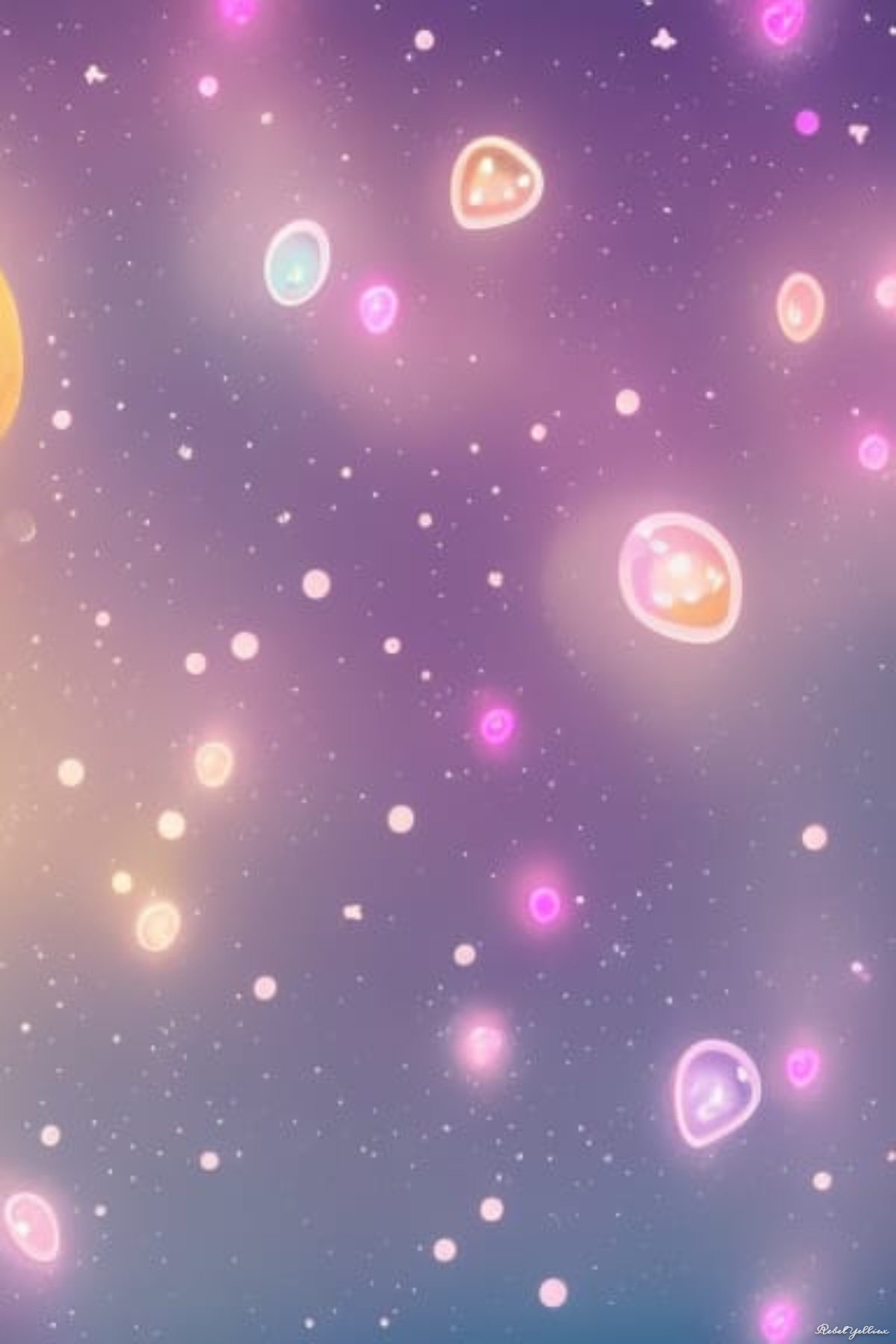 rainbow galaxy bubbles wallpaper by xRebelYellx on DeviantArt