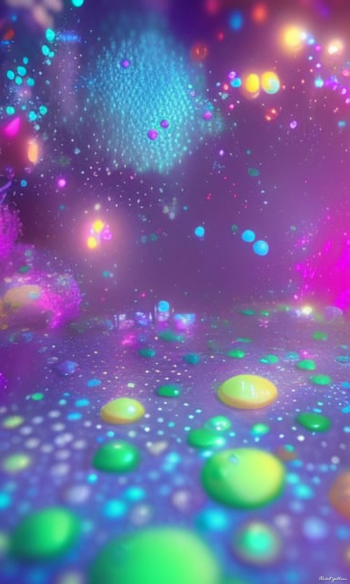 rainbow galaxy bubbles wallpaper by xRebelYellx on DeviantArt