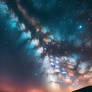 Starry sky wallpaper