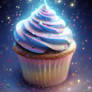 cupcake with glitter