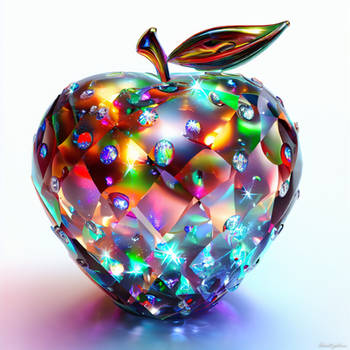 Apple Swarovski Figurine