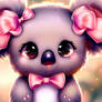 Girly chibified koala