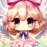 Cute chibified angel