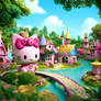 Hello Kitty in a playland