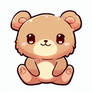 Chibified cute teddy bear