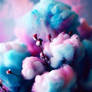 cotton candy nebula bouquet