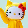 hello kitty in banana costume