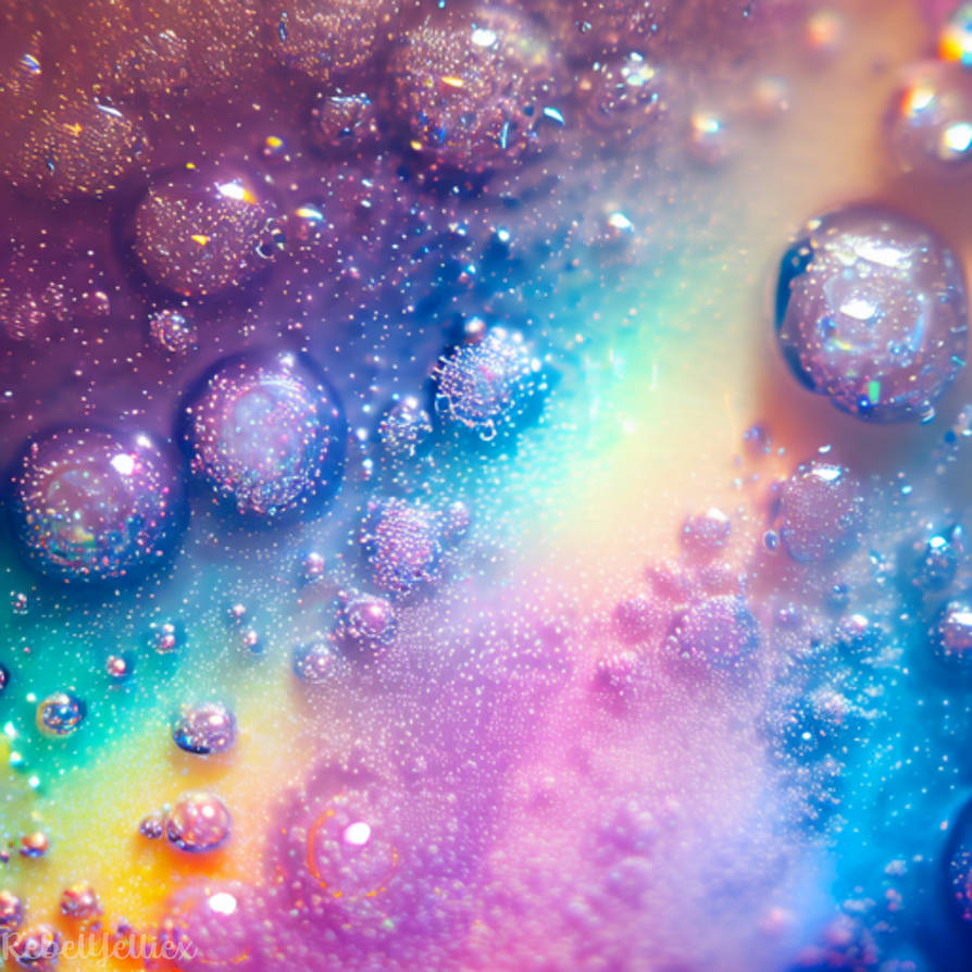 rainbow galaxy bubbles wallpaper by xRebelYellx on DeviantArt