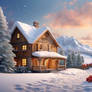 Christmas winter scenery wallpaper HD