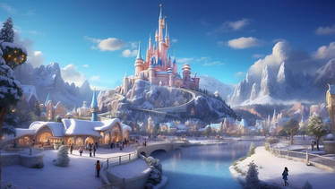 Disney Dreamlight Valley wallpaper winter HD