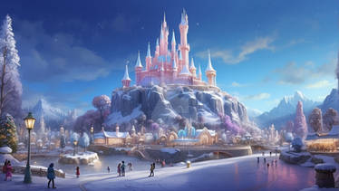 Disney Dreamlight Valley wallpaper winter HD