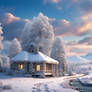 Winter snow nature scenery HD wallpaper