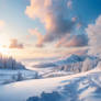 Winter snow nature scenery HD wallpaper