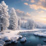 Winter snow nature scenery HD wallpaper