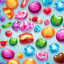 glass candies like candycrush wallpaper