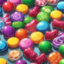 Candy glass wallpaper sweet