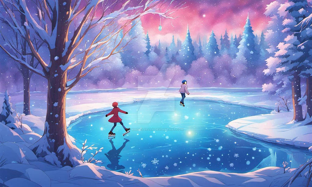 Ice skating rink anime wallpaper by xRebelYellx on DeviantArt