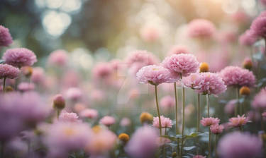 Sweet flowers in the morning nature wallpaper