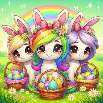 my little pony easter portrait closeup cartoon dig