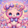 sweet chibified decorated kawaii teddy bear cute d