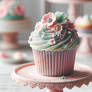 cute pastel cupcake sweet digital art
