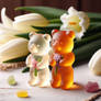 bright gummy bears sweets candy digital art