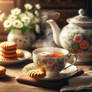 sweet tea set digital art