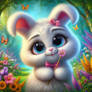 chibified rabbit bunny digital art