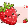 strawberry food digital art fruit