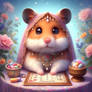 fortune teller hamster digital art rodentq