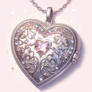 heart locket digital art sweet