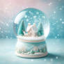 sweet snowglobe crystal ball digital art