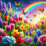 flower garden spring cgi nature digital art HD