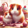 sweet guinea pig digital art rodent animals