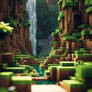 gorgeous minecraft wallpaper digital art