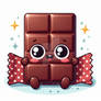 chocolate bar candy digital art food