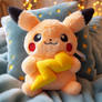 pikachu plushie fluffy cute adorable pokemon