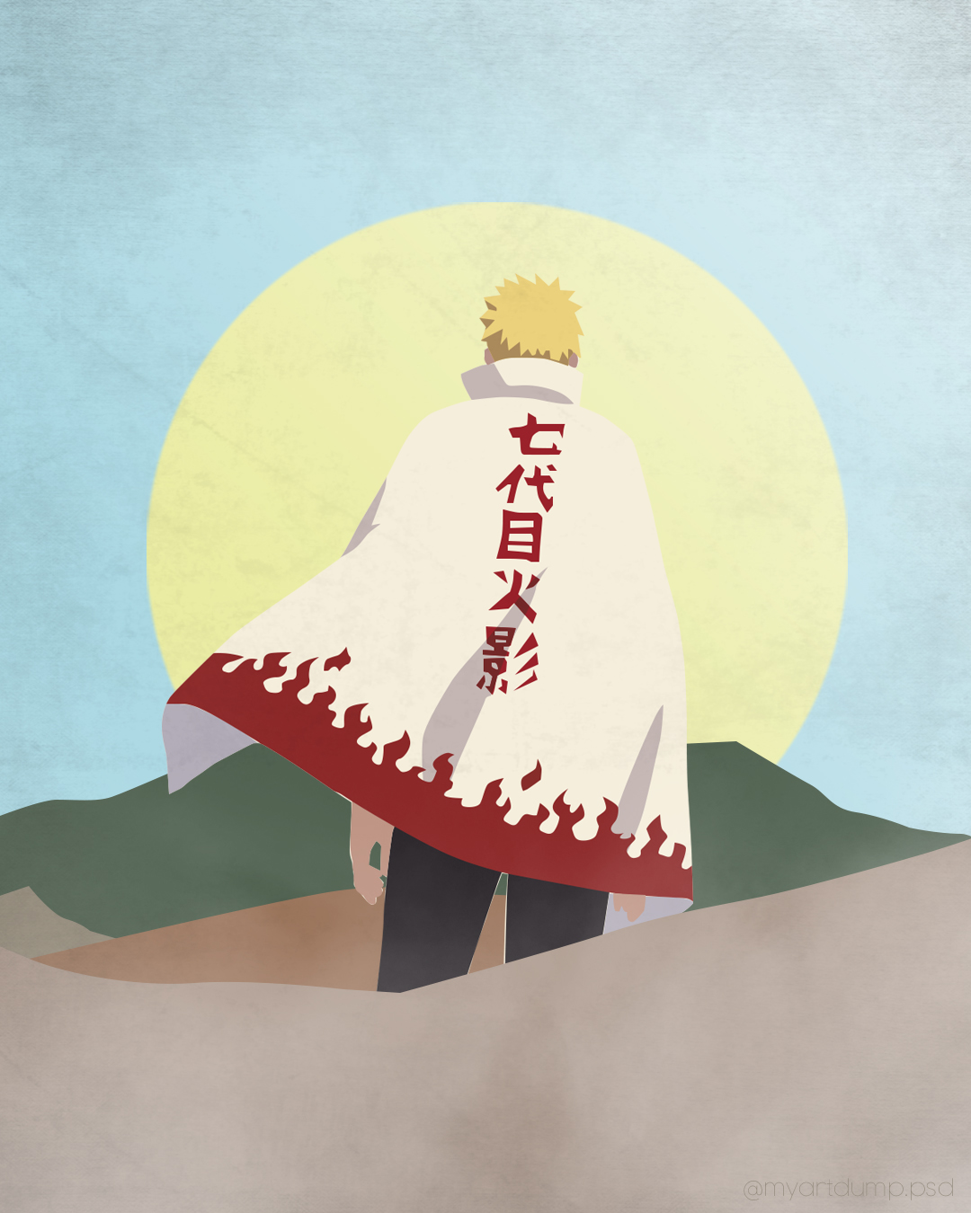 Naruto hokage, hokage, naruto, HD wallpaper