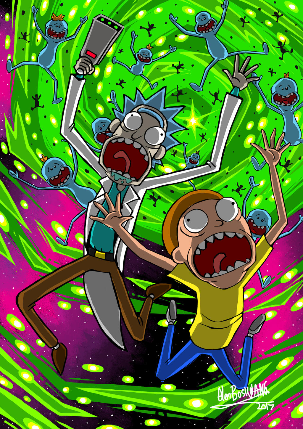 Rick Morty wallpaper by Sllyrabitt - Download on ZEDGE™