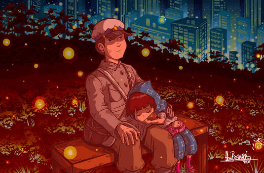 Studio Ghibli Artwork - Grave of the Fireflies