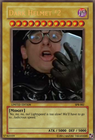 Yu Gi Oh Fan Made Cards Dark Helmet #2 by Fluffy