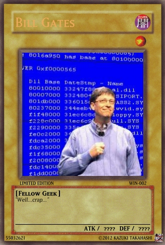 Yu Gi Oh Fan Made Cards - Bill Gates by Fluffy-Garfield on DeviantArt