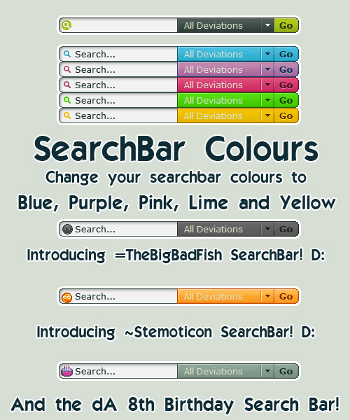 Search Bar Colours