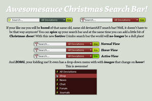 Awesomesauce Xmas Search Bar