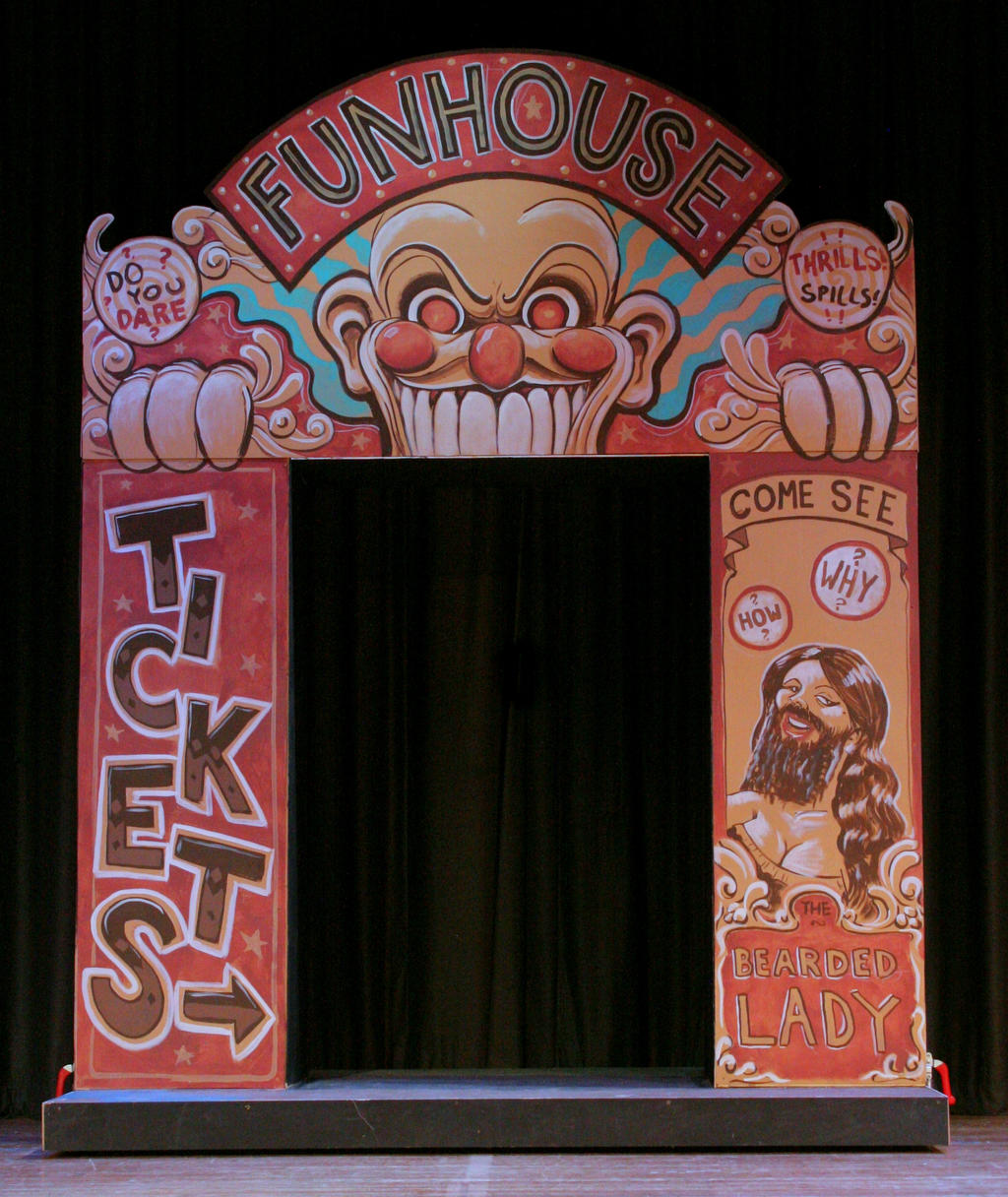 Funhouse Borders Funhouse Entrance by mostlymade on DeviantArt