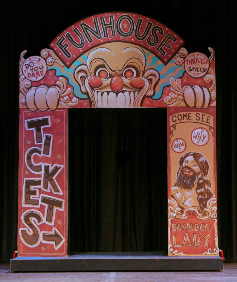 Funhouse Backdrop Funhouse Entrance by mostlymade on DeviantArt