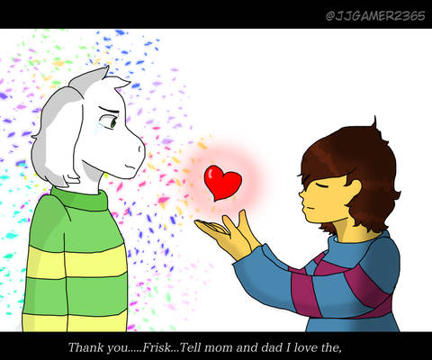 Frisk and Asriel(AT)