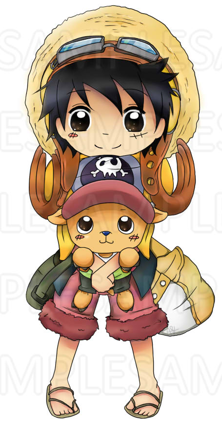 Sample - Strong World Luffy and Chopper by HurricaneHoshi on DeviantArt