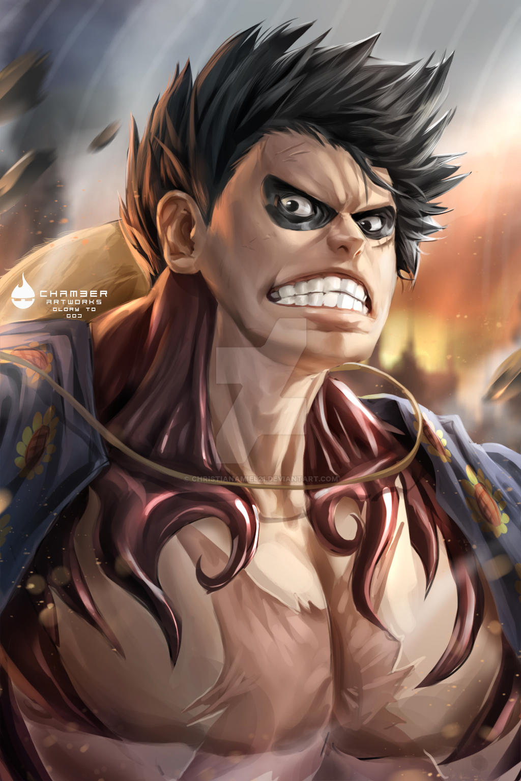 Luffy Fourth gear practice by christianamiel21 on DeviantArt